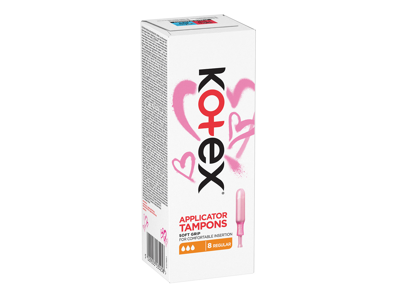 Kotex tampony tampons applicator normal