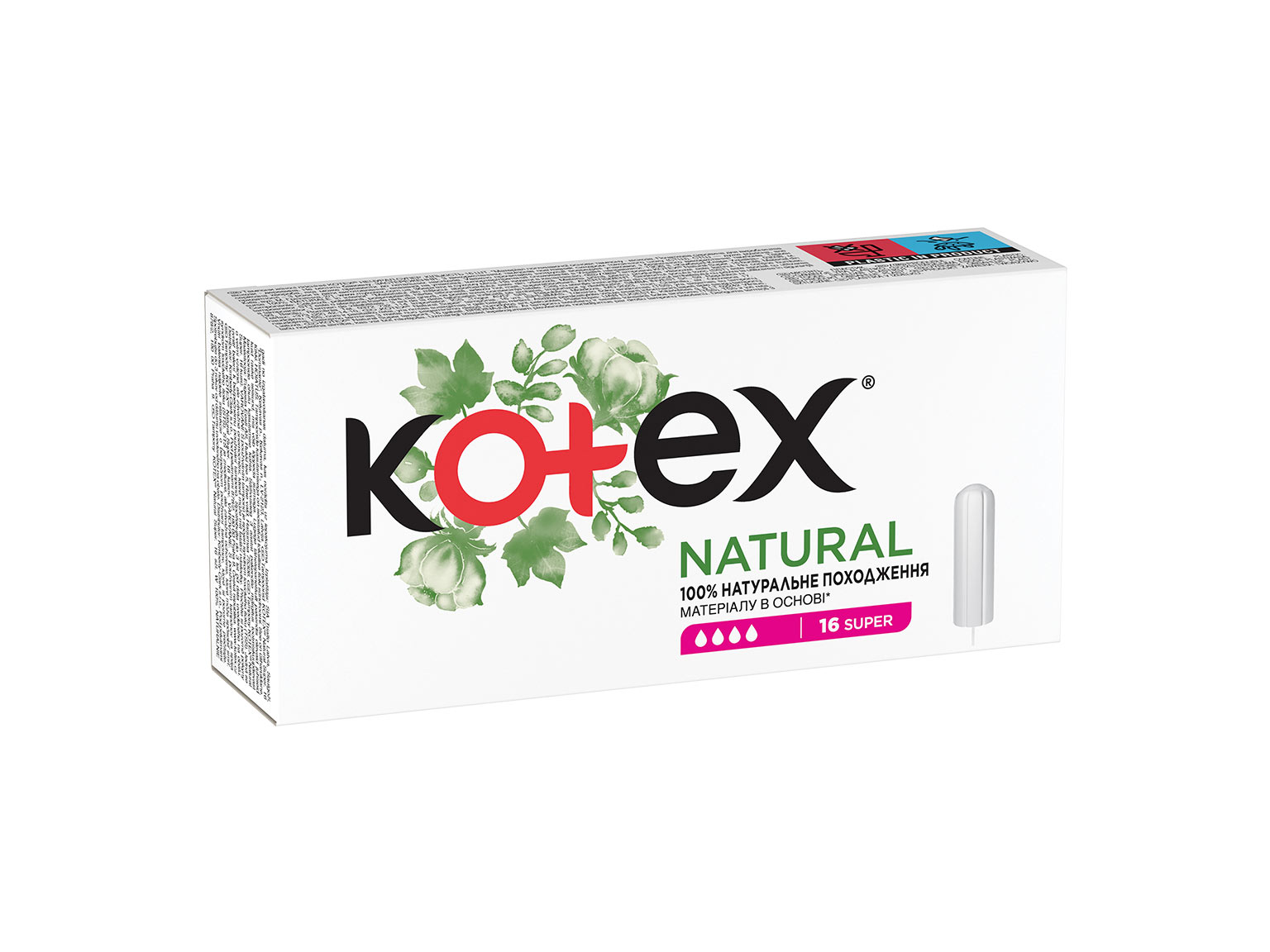Kotex tampony natural super